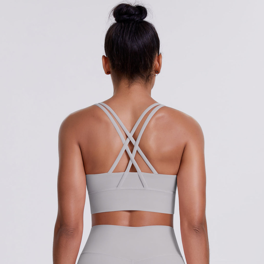 Cross-Back Sports Bra