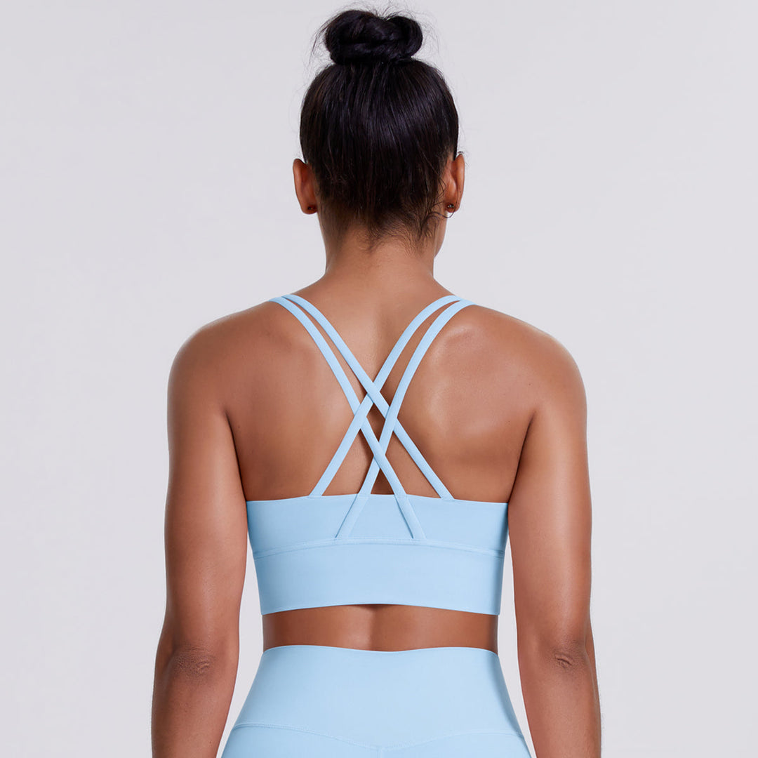 Cross-Back Sports Bra