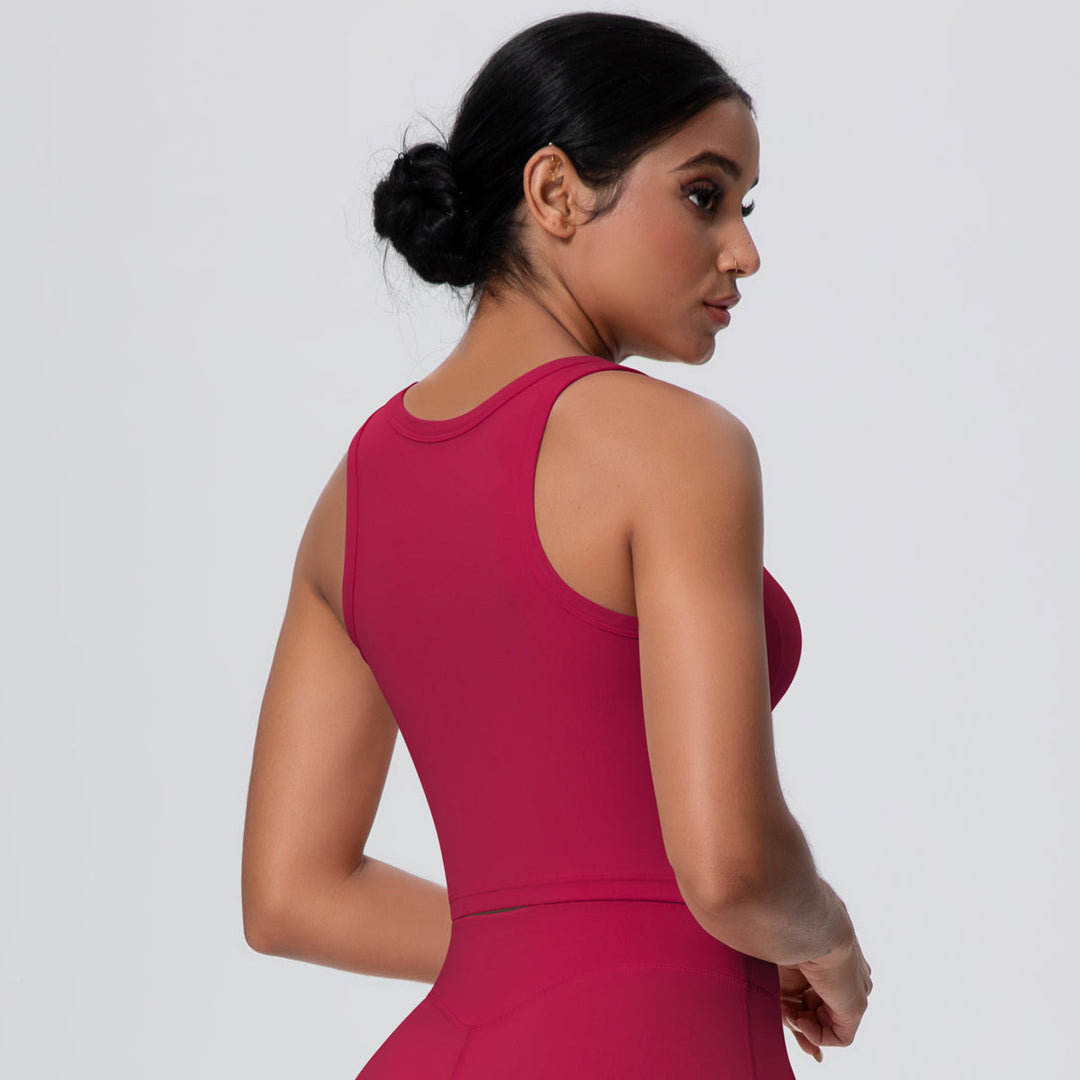 Padded Crop Tank Top for Women