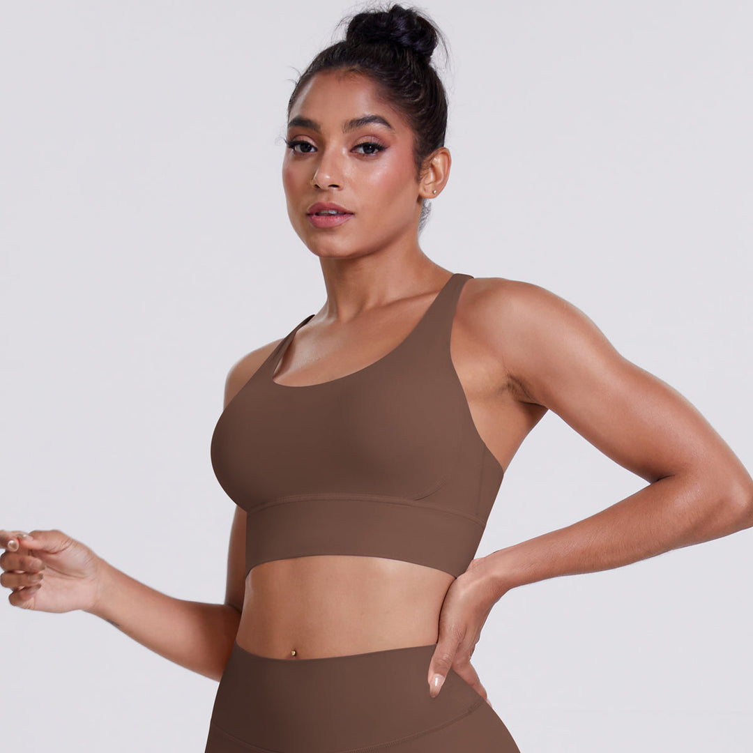 Cross-Back Sports Bra
