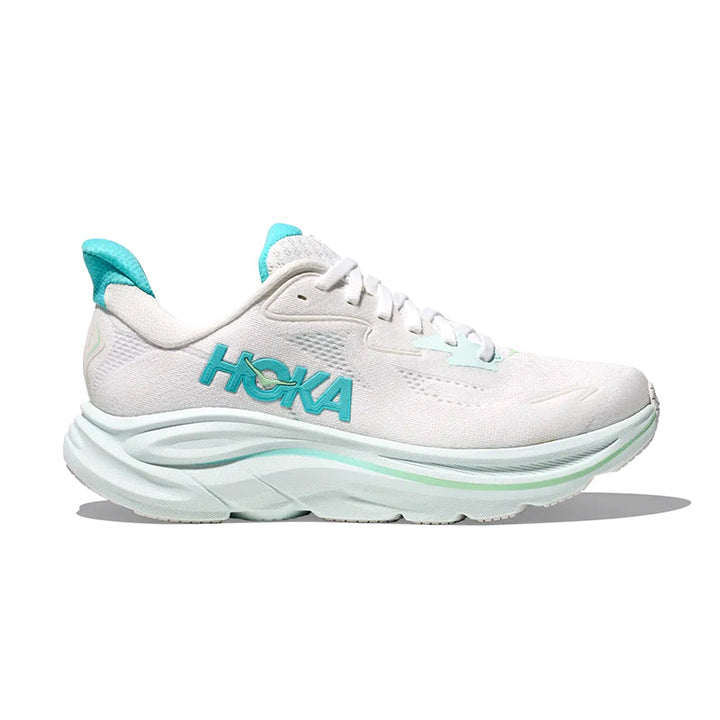 Women's Clifton 10 White/Cielo Blue