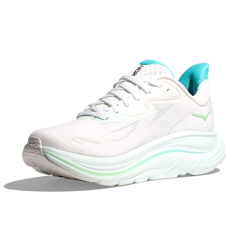 Women's Clifton 10 White/Cielo Blue