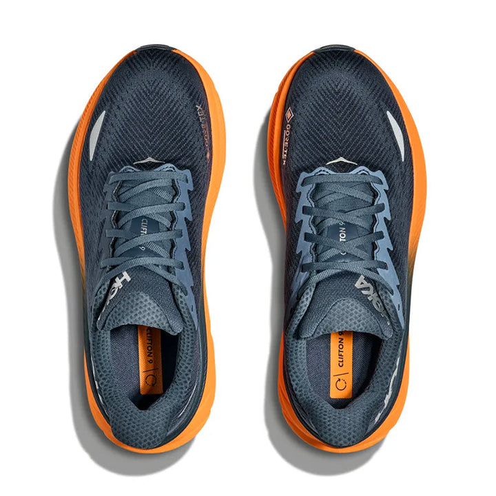 Men's Clifton 9 GORE-TEX Stormy Skies/Orange Zest
