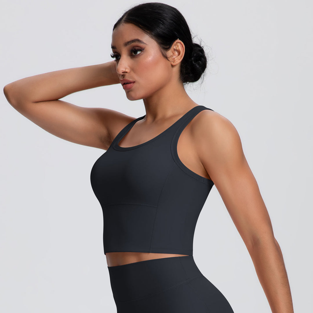 Padded Crop Tank Top for Women