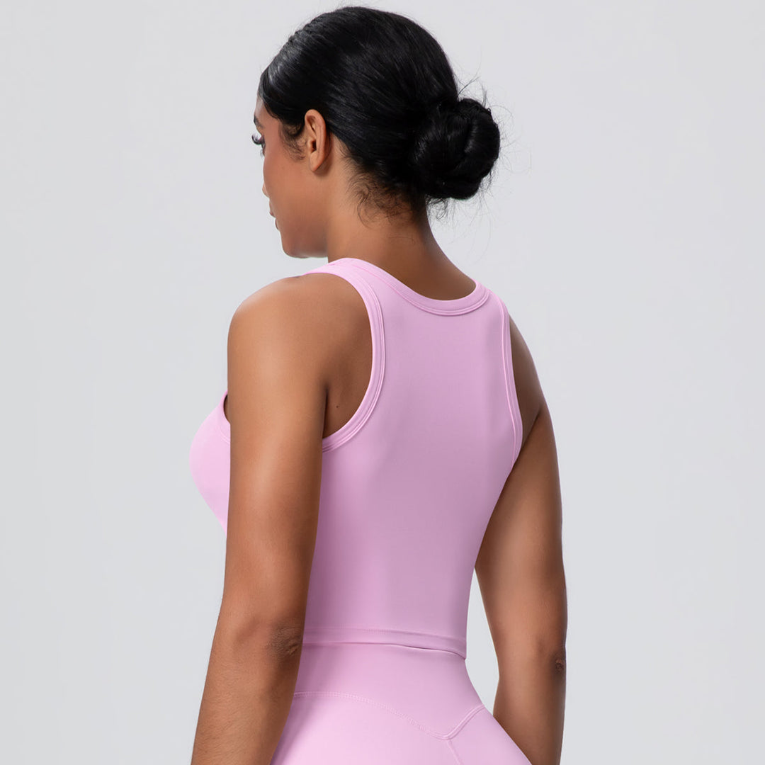 Padded Crop Tank Top for Women