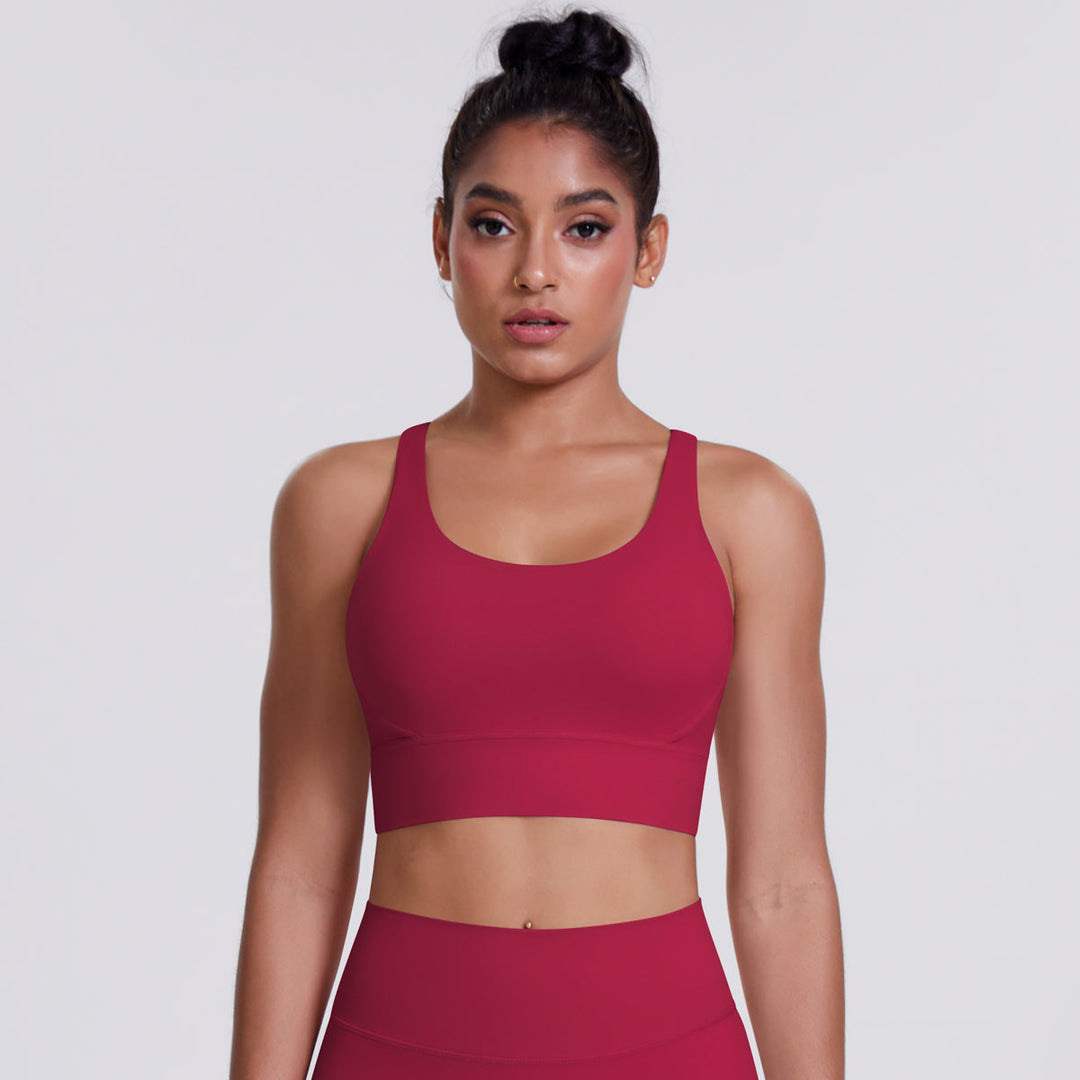 Cross-Back Sports Bra