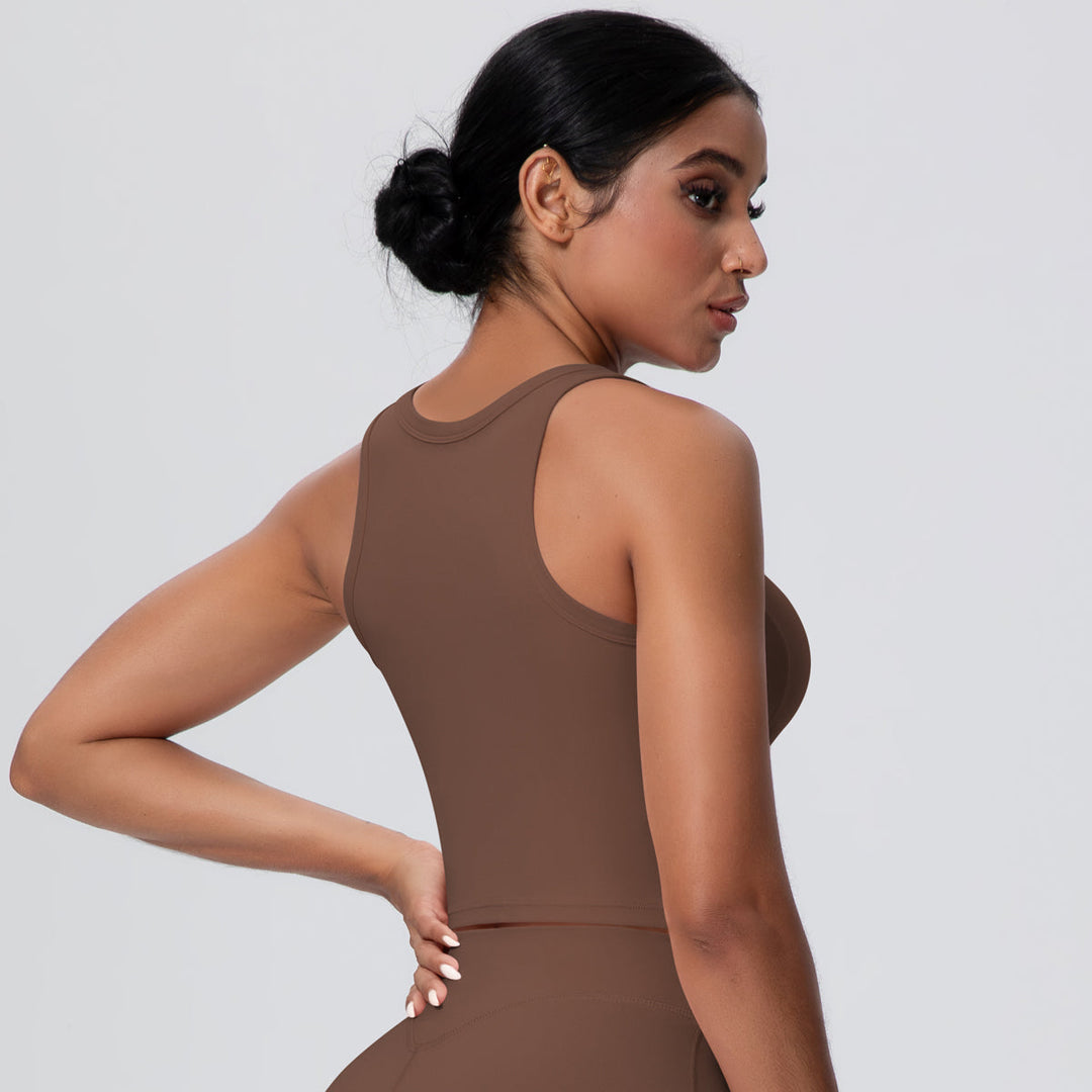 Padded Crop Tank Top for Women