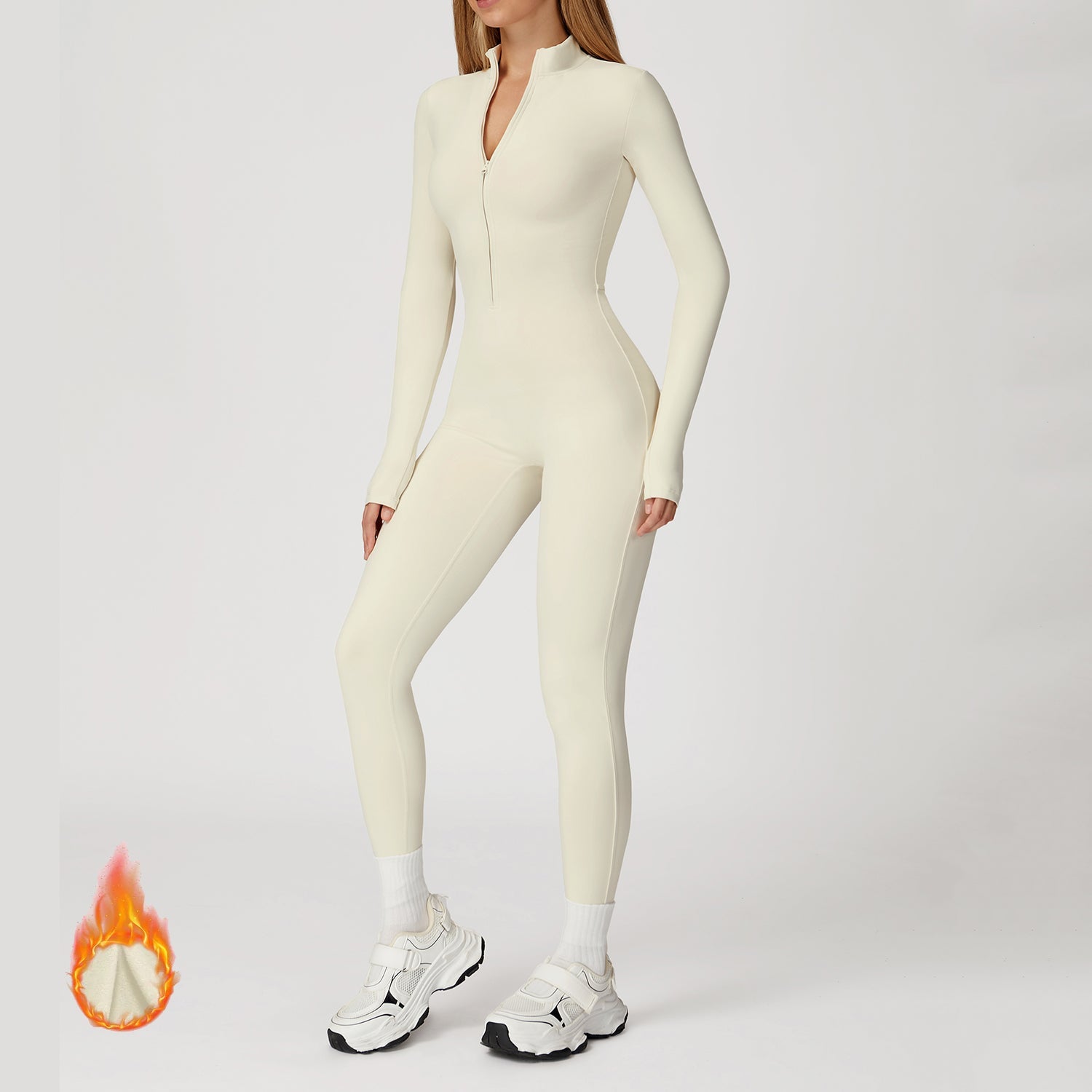 Fleece-Lined: Apricot / XL