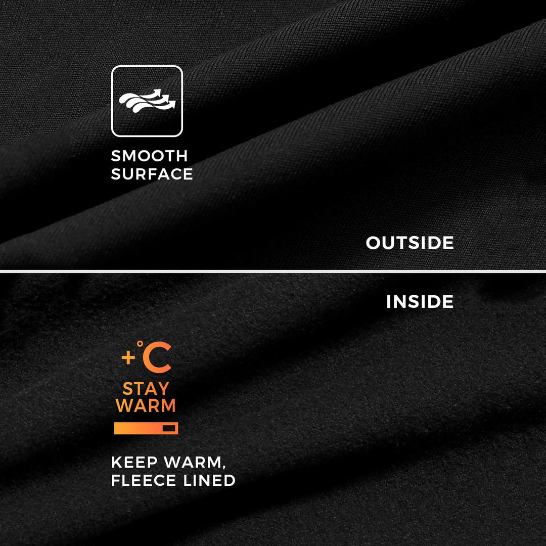 Fleece-Lined Zip-Up Flare Jumpsuit