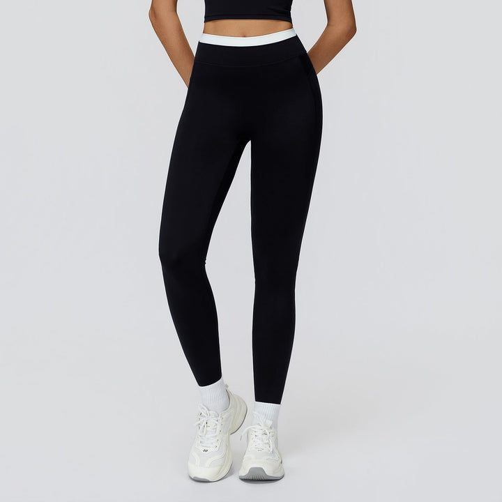 High-Waisted Contrast Sculpt Leggings
