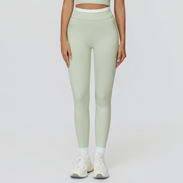 High-Waisted Contrast Sculpt Leggings