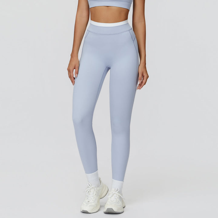 High-Waisted Contrast Sculpt Leggings