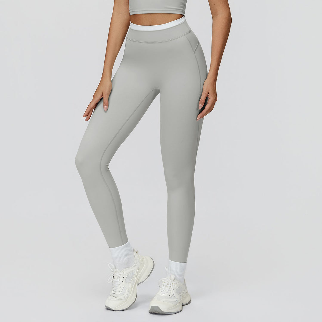 High-Waisted Contrast Sculpt Leggings