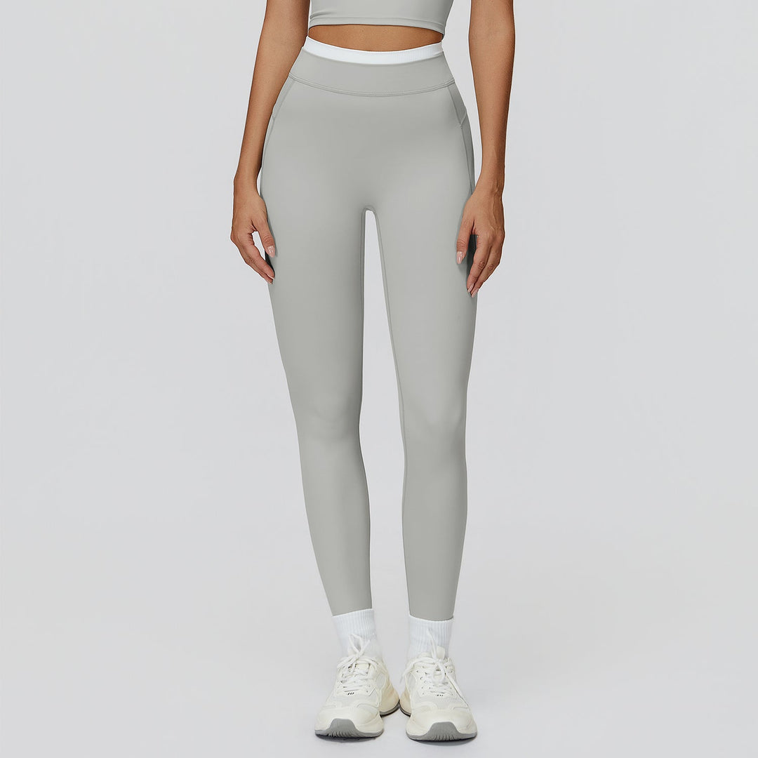 High-Waisted Contrast Sculpt Leggings