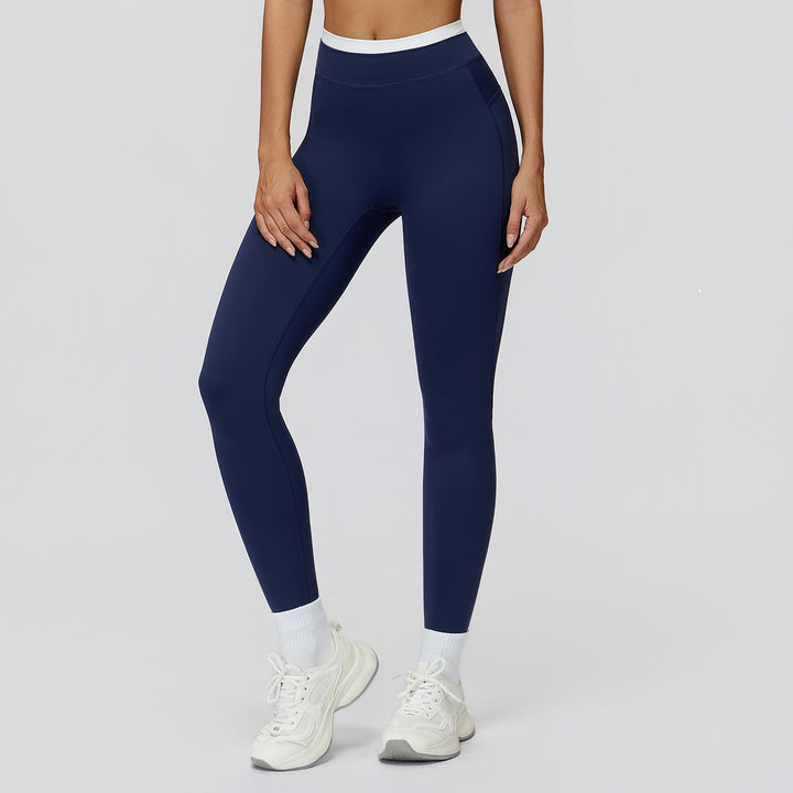 High-Waisted Contrast Sculpt Leggings