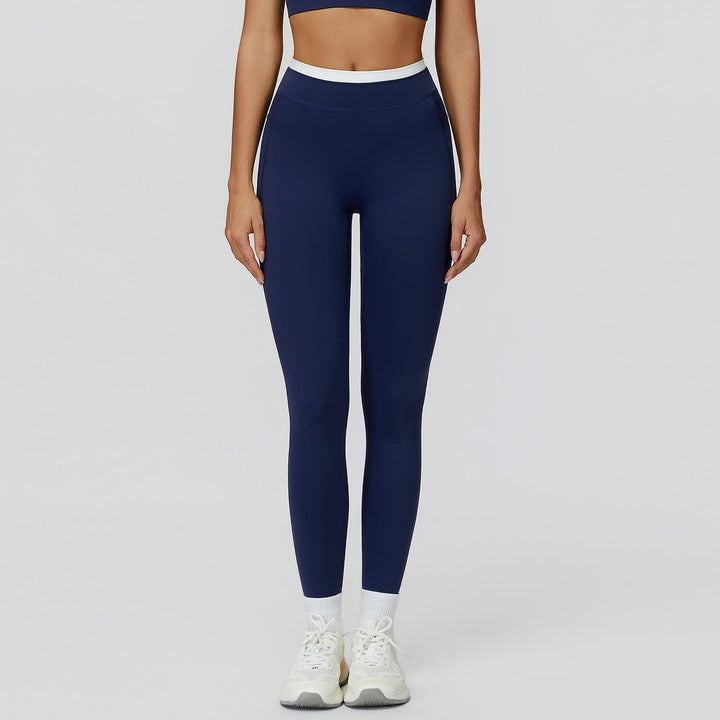 High-Waisted Contrast Sculpt Leggings