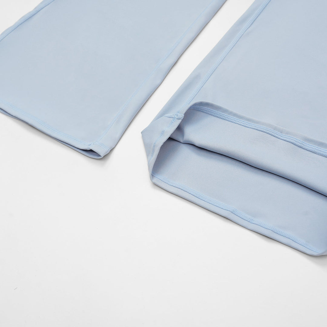 High-Waisted Colorblock Straight Leggings