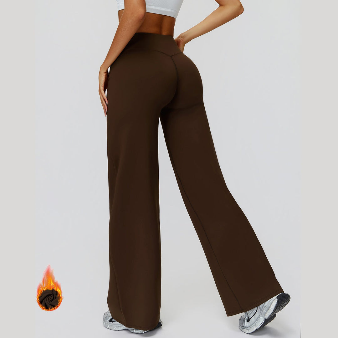 Fleece-Lined Straight Leggings