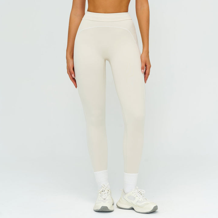 Contrast-Stitch Sculpt Leggings