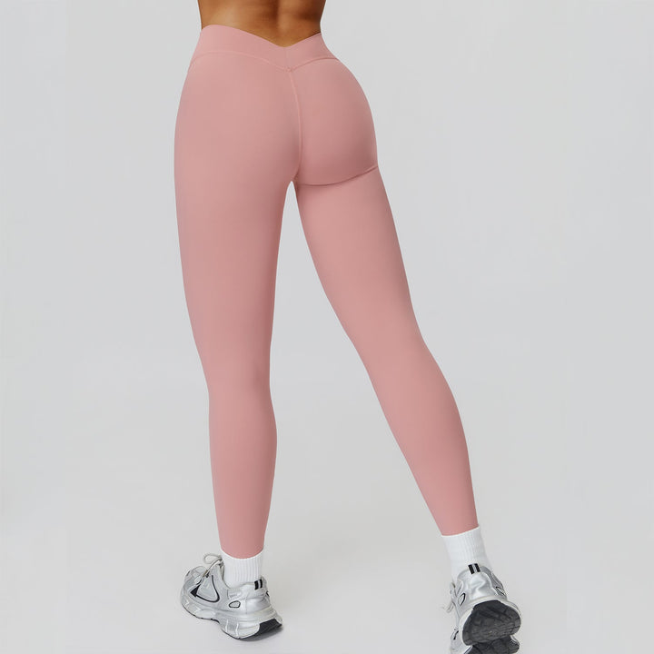 V-Back High-Waist Leggings