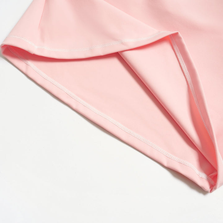 Contrast-Stitch Long-Sleeve Top