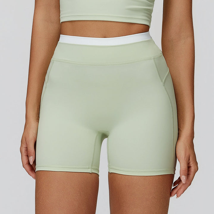 High-Waisted Contrast Sculpt Shorts