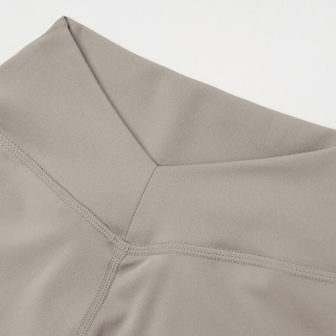 V-Back High-Waist Shorts