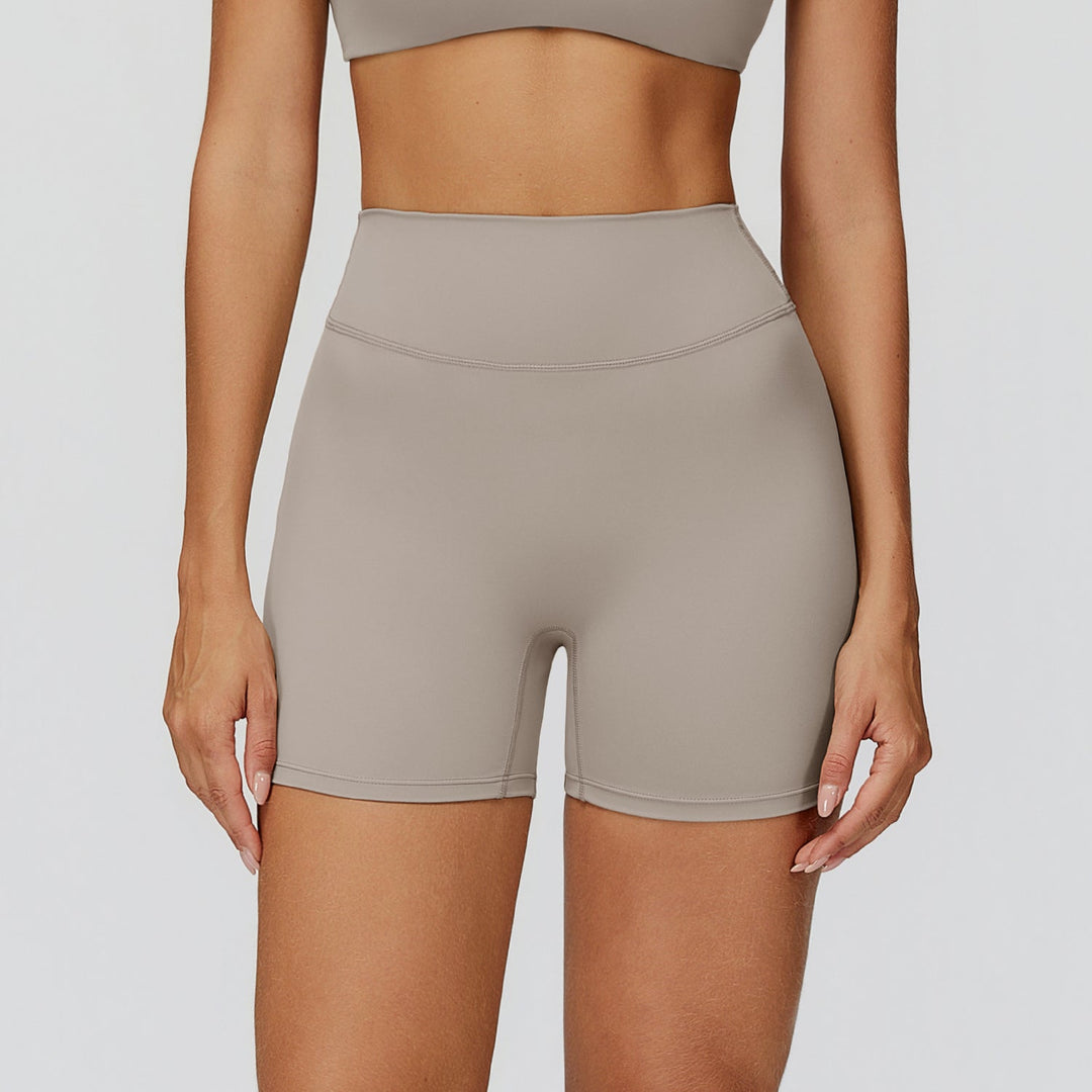 V-Back High-Waist Shorts
