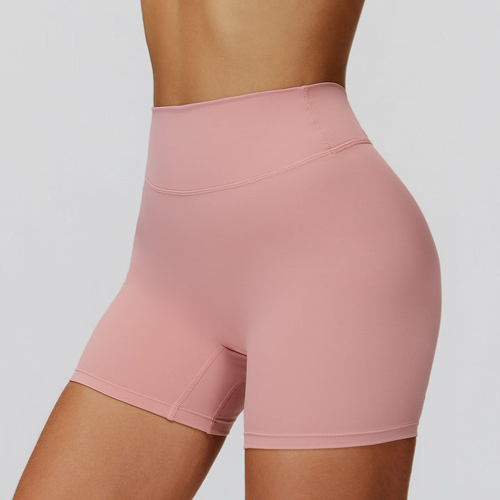 V-Back High-Waist Shorts