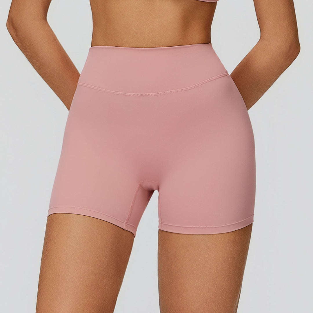 V-Back High-Waist Shorts