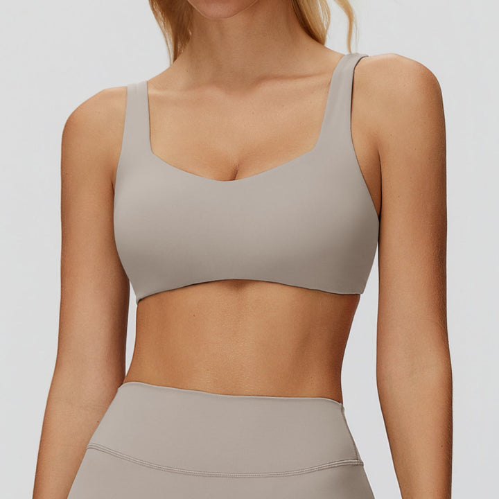 Strappy Cross-Back Sports Bra