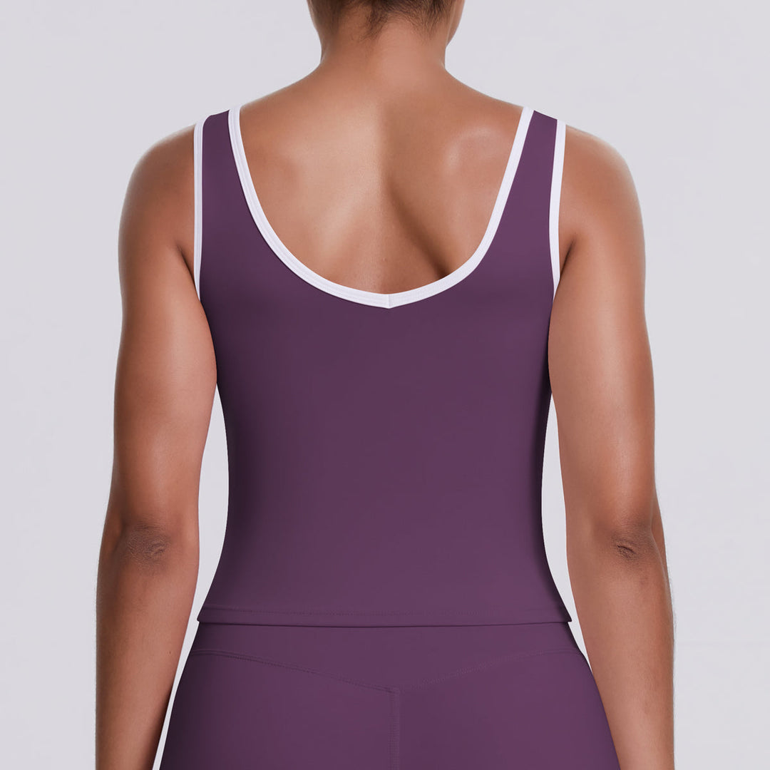 Colorblock Low-Cut Sports Tank