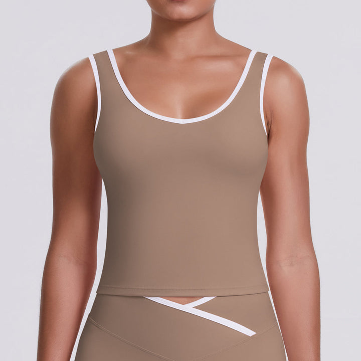 Colorblock Low-Cut Sports Tank