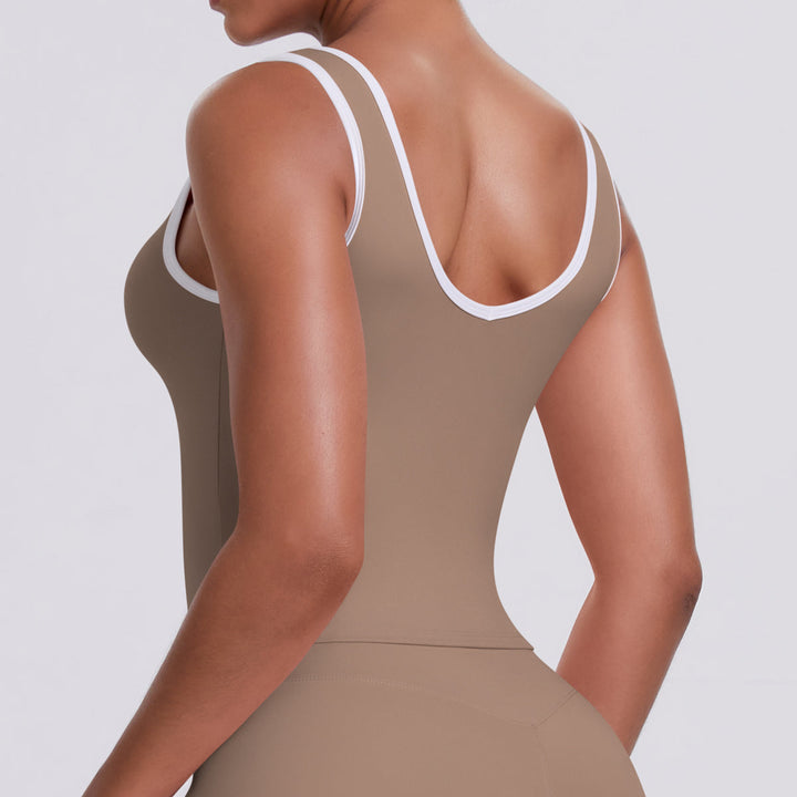 Colorblock Low-Cut Sports Tank