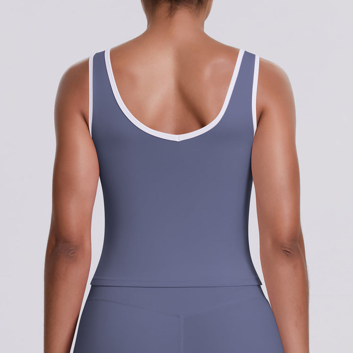 Colorblock Low-Cut Sports Tank