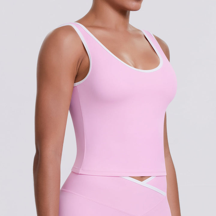 Colorblock Low-Cut Sports Tank