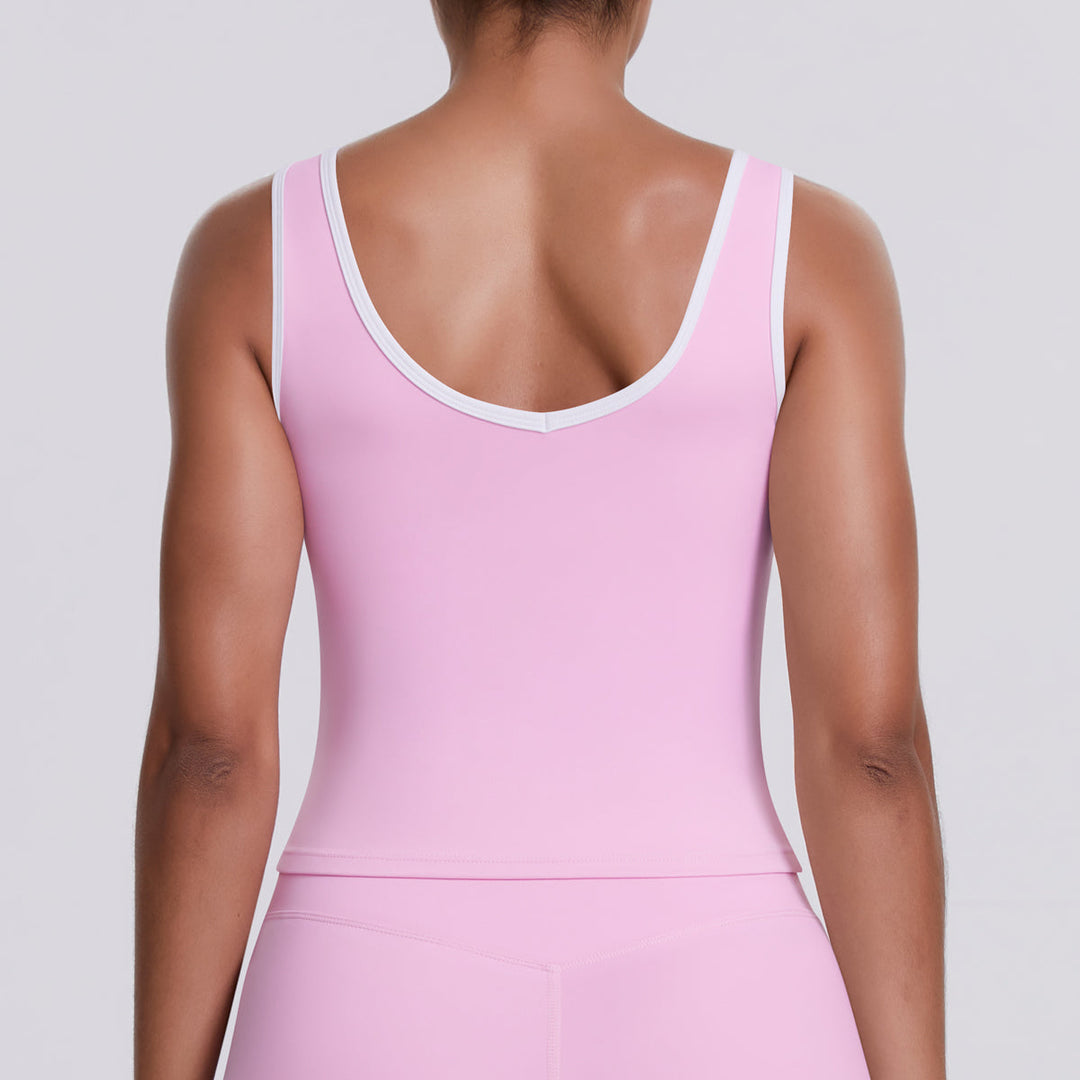 Colorblock Low-Cut Sports Tank