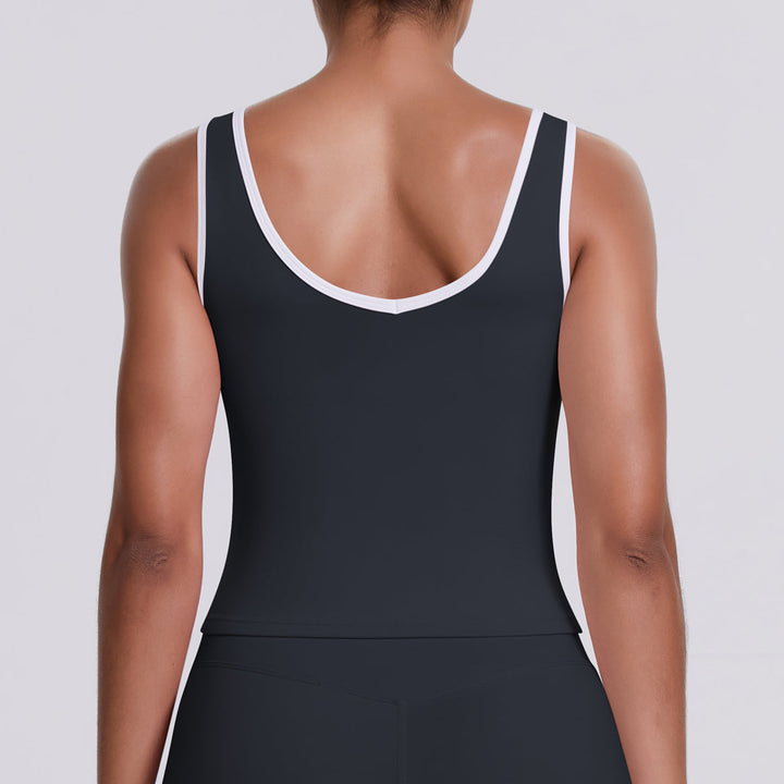 Colorblock Low-Cut Sports Tank