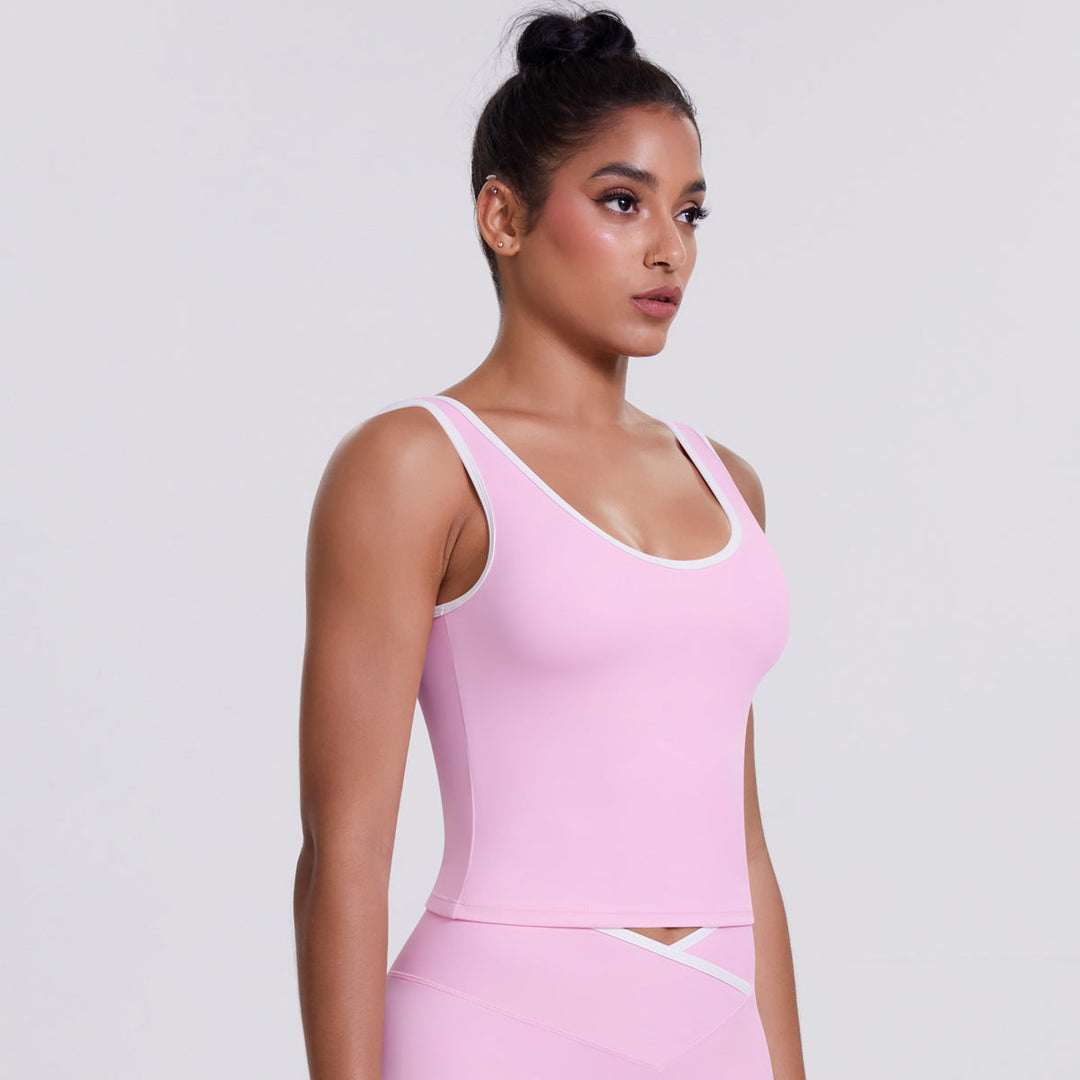 Colorblock Low-Cut Sports Tank