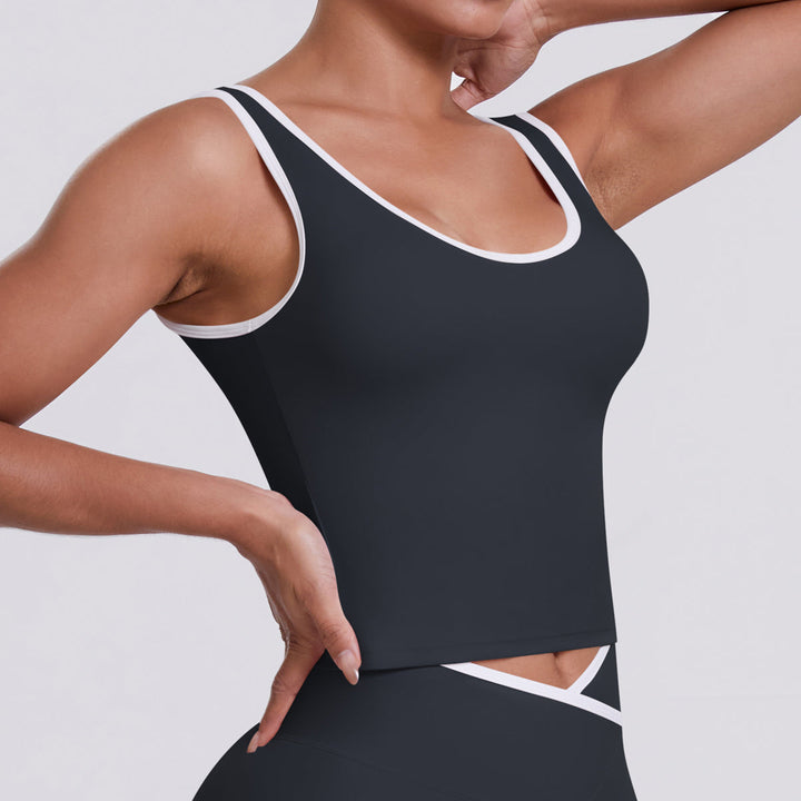 Colorblock Low-Cut Sports Tank