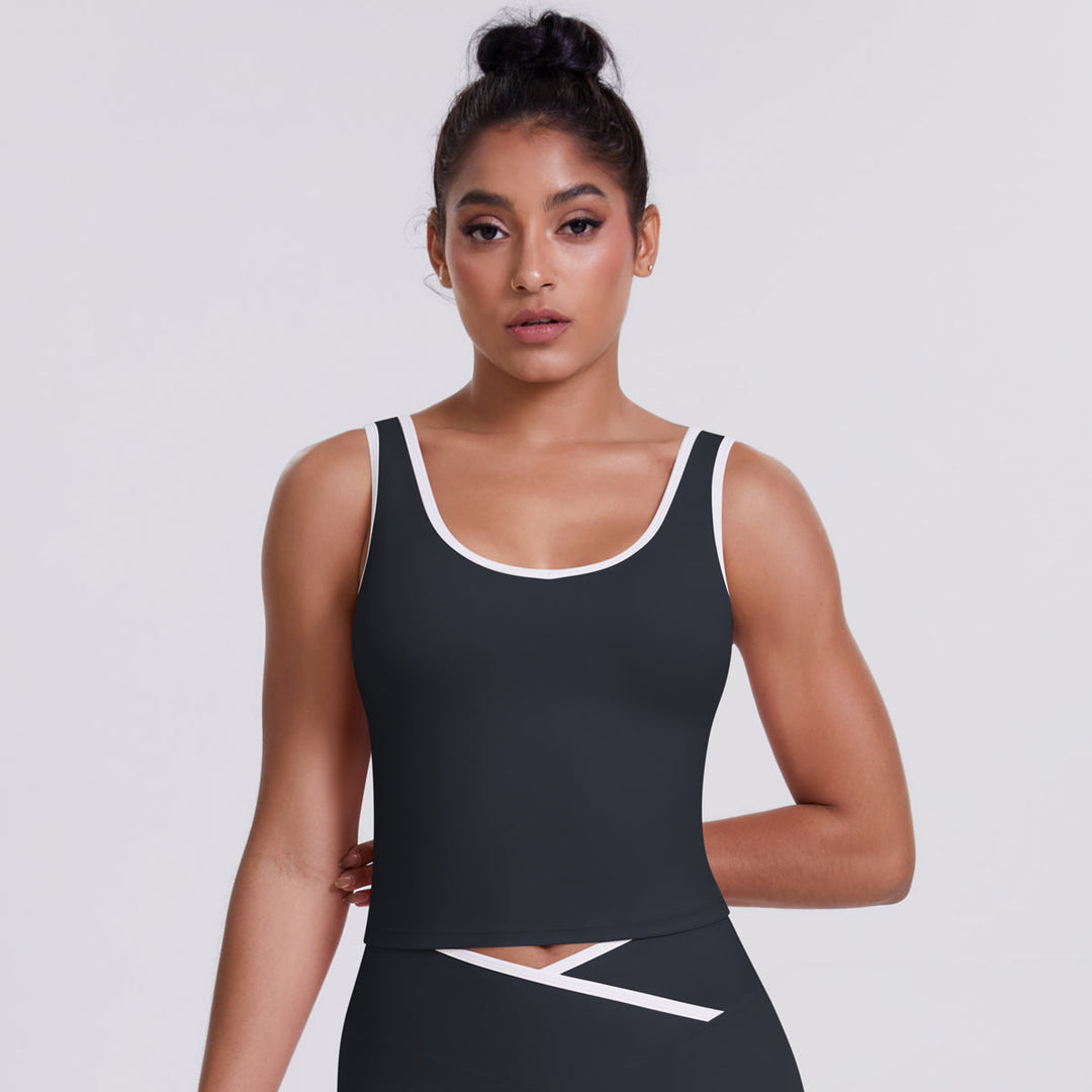 Colorblock Low-Cut Sports Tank