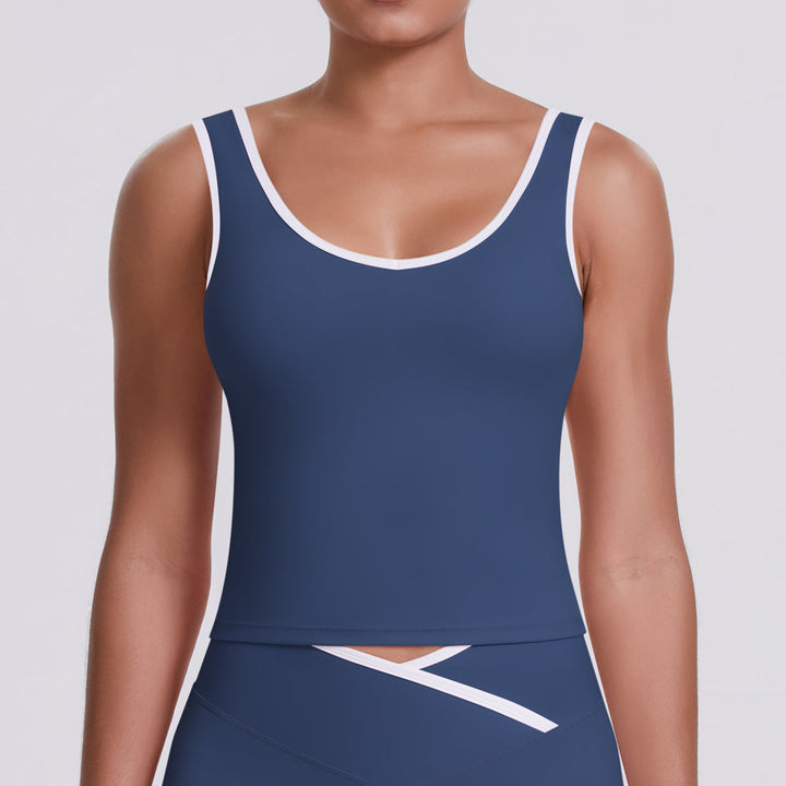 Colorblock Low-Cut Sports Tank