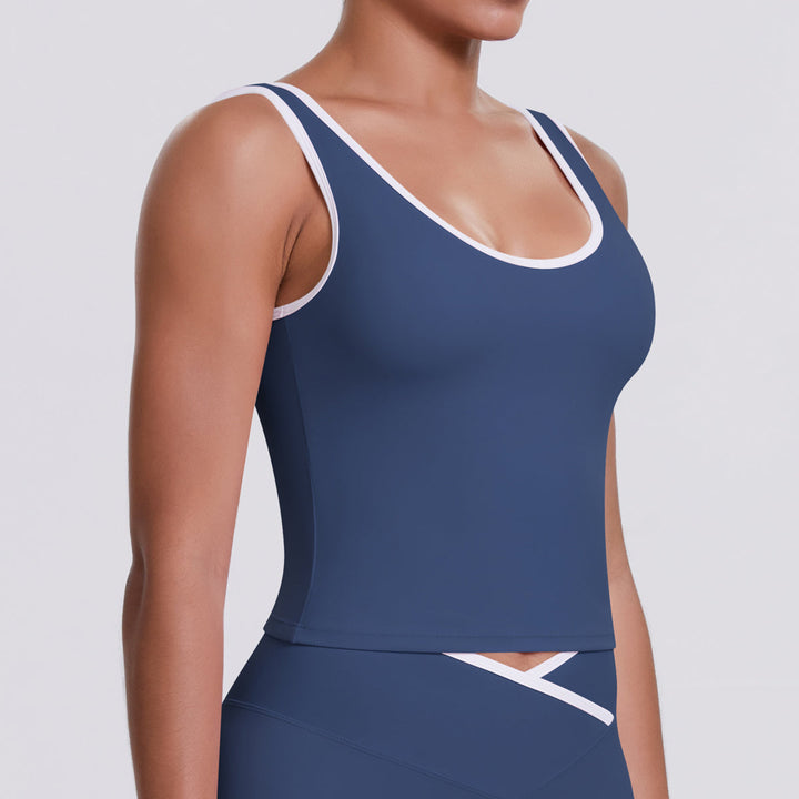 Colorblock Low-Cut Sports Tank