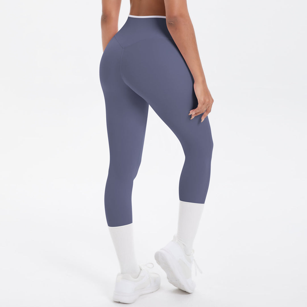 Colorblock V-Waist Cross Sports Leggings