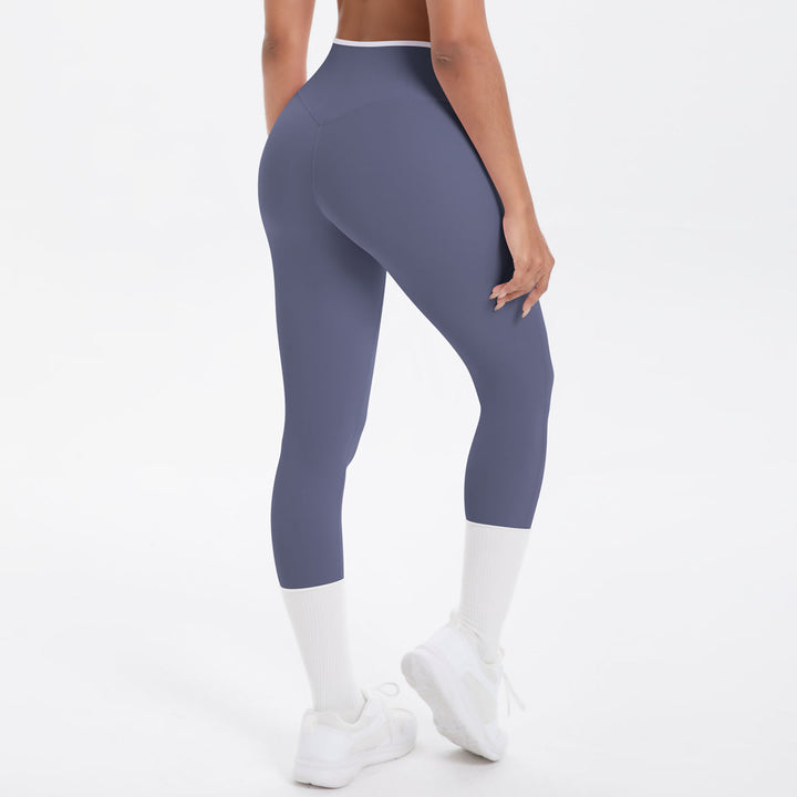 Colorblock V-Waist Cross Sports Leggings