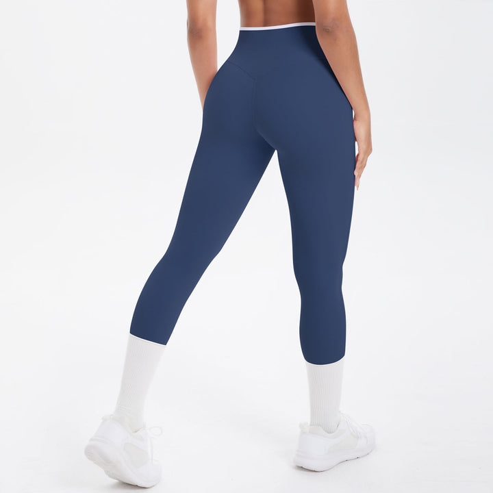 Colorblock V-Waist Cross Sports Leggings