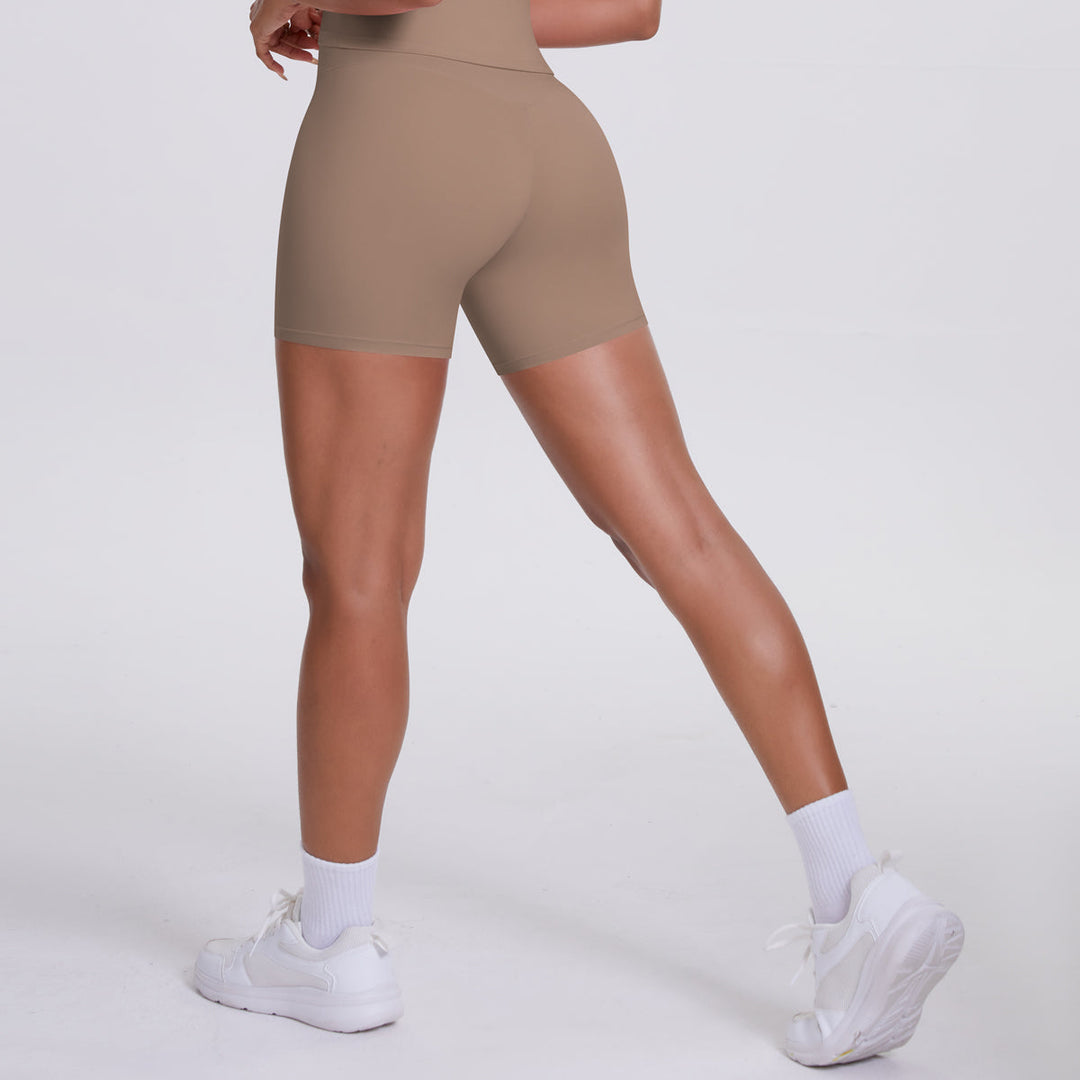 Colorblock V-Waist Cross Sports Shorts