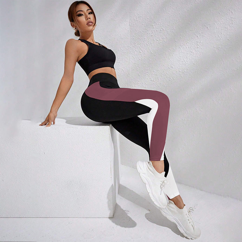 Colorblock High-Waisted Leggings