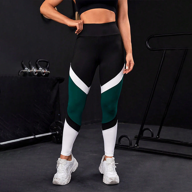 Contrast Color Workout Leggings