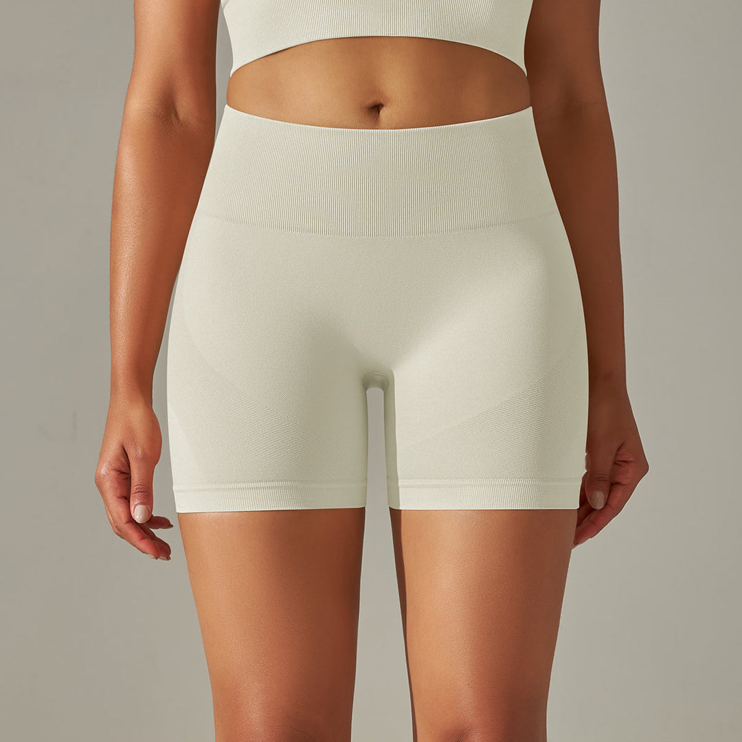 Seamless High-Waist Workout Shorts